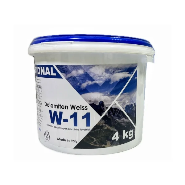 Dolomiten Weiss W-11 сипучий пральний порошок на 89 прань, 4 кг.