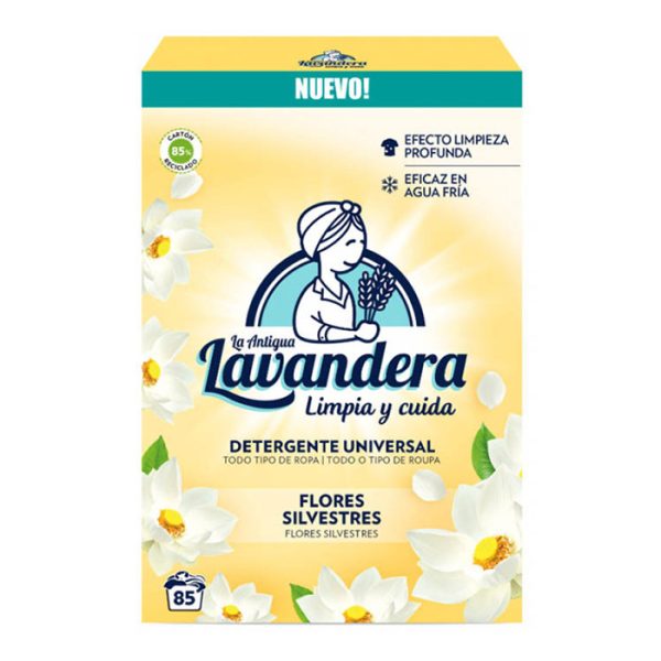 Lavandera Flores Silvestres пральний порошок універсальний на 85 прань, 4,675 кг.