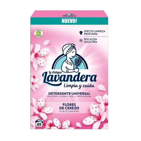 Lavandera Flores de Cerezo пральний порошок універсальний на 85 прань, 4,675 кг.