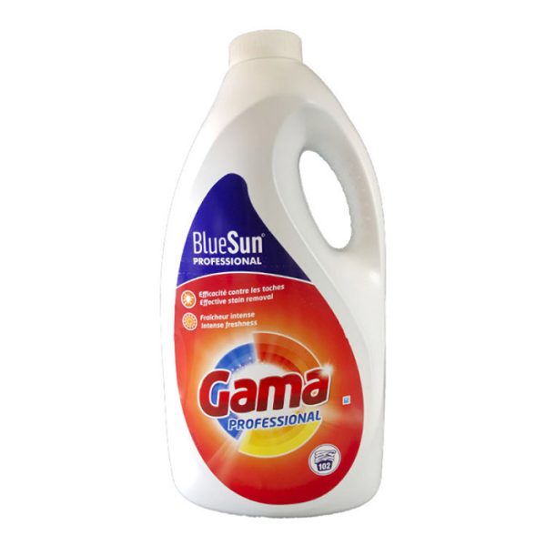Gama 3in1 Professional гель для прання на 102 прання, 5100 мл.