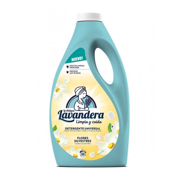 Lavandera Floras Silvestres гель для прання на 50 прань, 2500 мл.