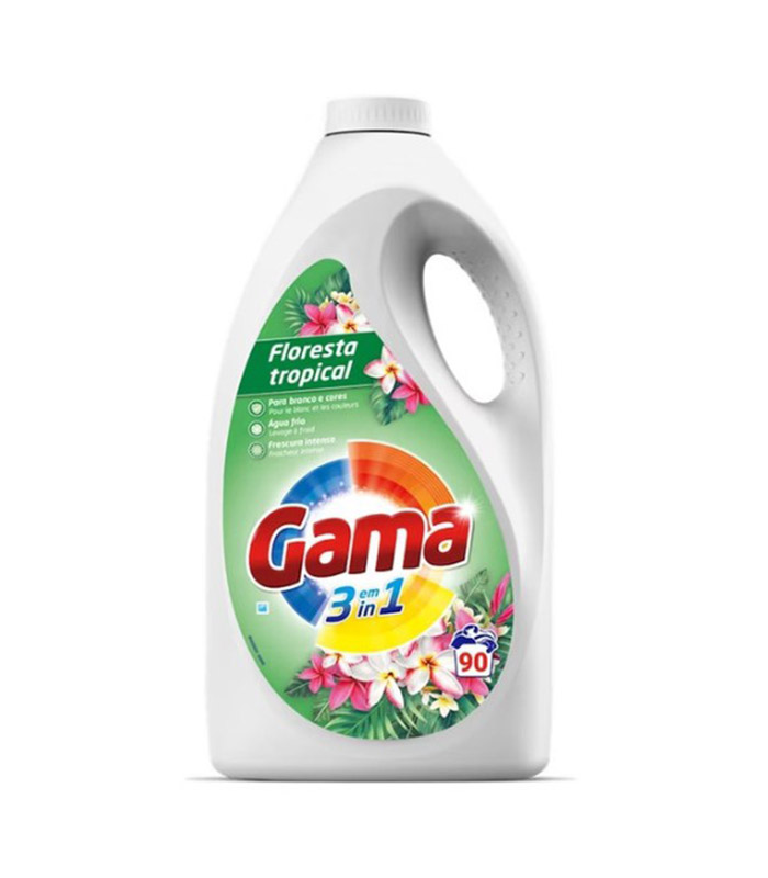 8435495834342-11 Gama 3in1 Floresta Tropical гель для прання на 90 прань, 4005 мл. - Зображення 1