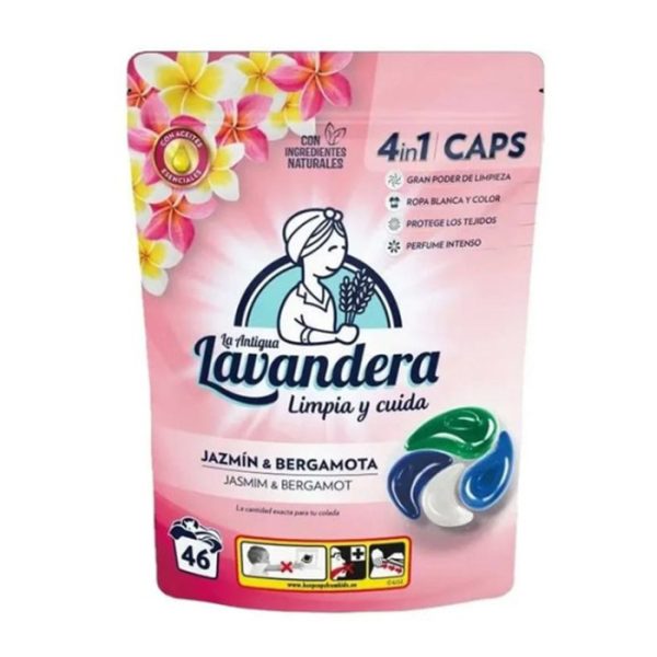 Lavandera 4in1 Caps Aromaterapia Jasmin & Bergamota капсули для прання, 46 штук