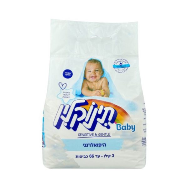 Tino Clean дитячий пральний порошок на 66 прань, 3 кг.