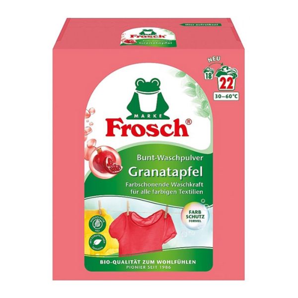 Frosch пральний порошок-концентрат Колор Гранат на 22 прання, 1450 гр.