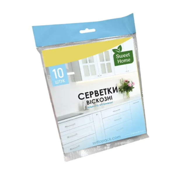 Sweet Home серветки віскозні, 10 штук