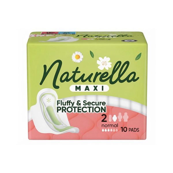 Naturella Maxi Fluffy & Secure PROTECTION гігієнічні прокладки з ароматом ромашки, 10 штук