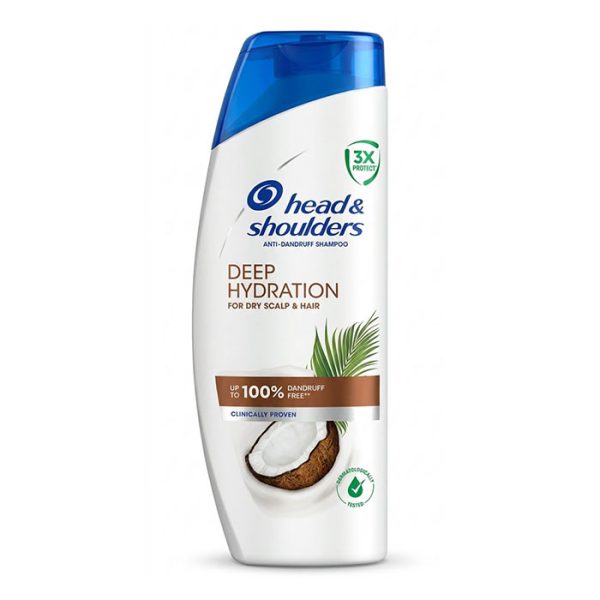 Head & Shoulders Deep Hydration Coconut oil шампунь проти лупи Глибоке зволоження, 400 мл.
