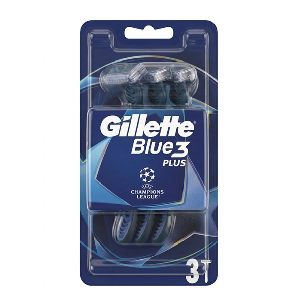 Gillette Blue 3 Plus Comfort cтанки для гоління, 3 штуки
